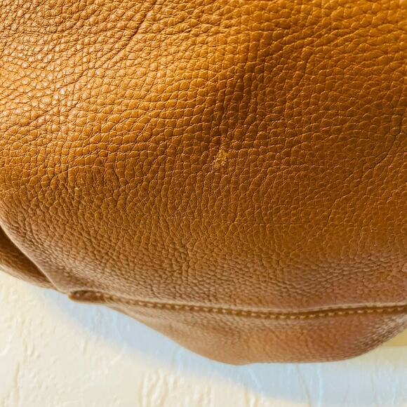 Michael Michael Kors brown leather chain shoulder bucket purse - Picture 2 of 6